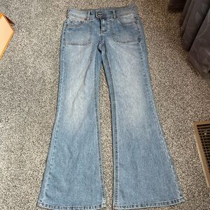 No Boundaries Light Blue Flare Jeans